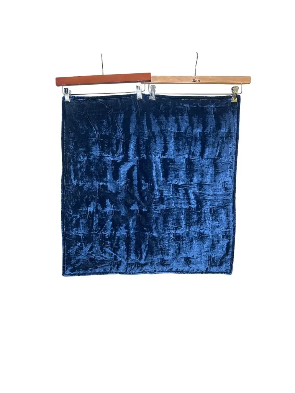 Navy Blue Velvet Pillow Cover *Dimension In Picture*